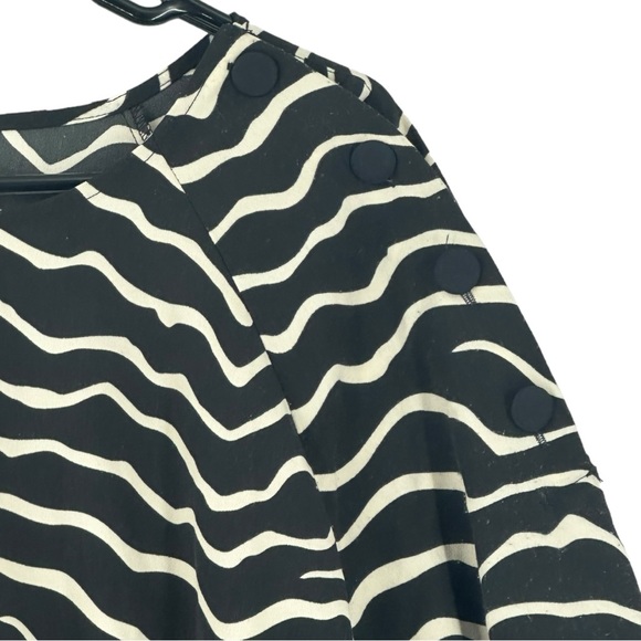 Who What Wear Women’s Zebra Print Long Sleeve Midi Dress Size L - Picture 6 of 12